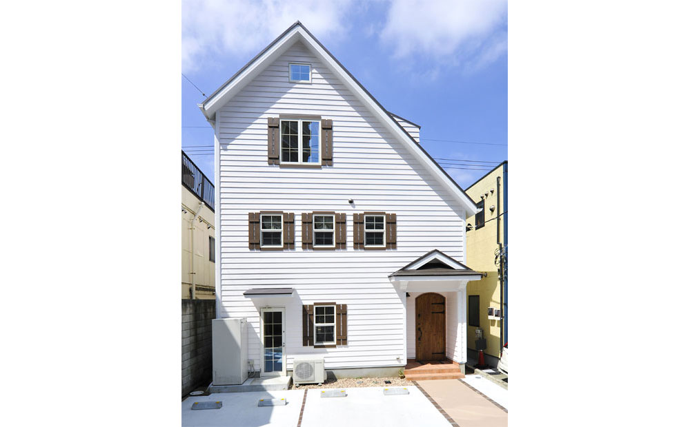 かっこいい工務店　東京都　ジェイプラン　施工例 #3　新築　戸建　アメリカン　外観