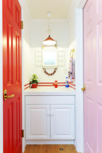 かっこいい工務店　東京都　ジェイプラン　施工例 #3　新築　戸建　アメリカン　洗面化粧台