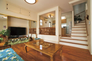 かっこいい工務店　東京都　ジェイプラン　施工例 #4　新築　戸建　プロヴァンス　リビング