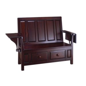 松本民芸家具　羽根付ベンチ