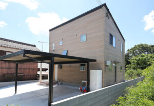 かっこいい工務店　京都府　ADACHI住建　足立住建　施工例　＃2　ナチュラルモダン　外観　2