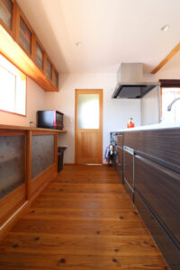 かっこいい工務店　鹿児島県　西郷建築　施工例 #1　新築　戸建　ナチュラル　キッチン