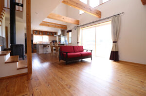 かっこいい工務店　鹿児島県　西郷建築　施工例 #1　新築　戸建　ナチュラル　LDK