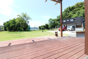 かっこいい工務店　鹿児島県　西郷建築　施工例 #1　新築　戸建　ナチュラル　ウッドデッキ