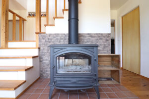 かっこいい工務店　鹿児島県　西郷建築　施工例 #1　新築　戸建　ナチュラル　薪ストーブ