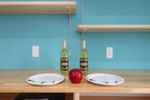 かっこいい工務店　鹿児島県　西郷建築　施工例 #2　新築　戸建　平屋　ナチュラル　オープンキッチン　造作　　カップボード　4