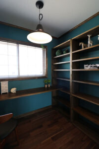 かっこいい工務店　宮城県　トガシホーム　施工例　＃5　チューダー　書斎