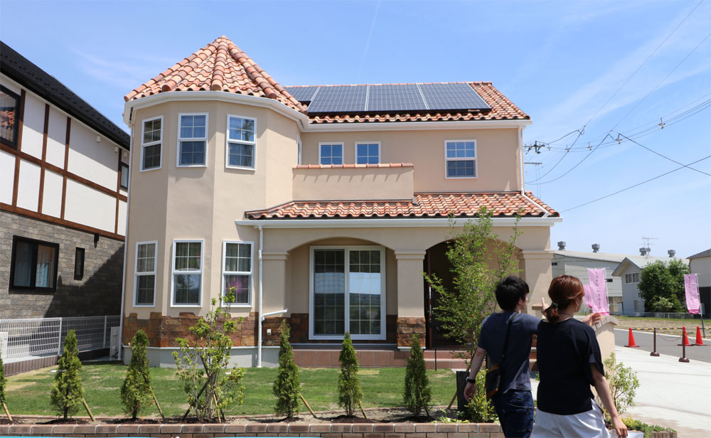 かっこいい工務店　宮城県　トガシホーム　新築　戸建　プロヴァンス　外観