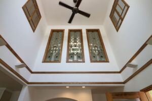 かっこいい工務店　宮城県　トガシホーム　新築　戸建　プロヴァンス　内観　LDK　吹き抜け　2