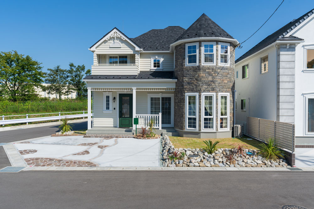 かっこいい工務店　宮城県　トガシホーム　施工例　#7 アメリカン　外観