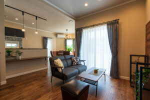 かっこいい工務店　宮城県　トガシホーム　施工例　#7 アメリカン　リビング