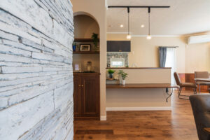 かっこいい工務店　宮城県　トガシホーム　施工例　#7 アメリカン　収納棚