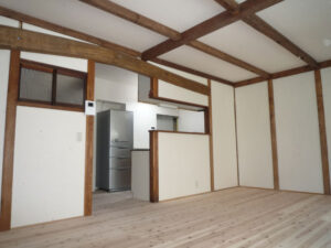 かっこいい工務店　三重県　家作店 辰屋　施工例　#1　リノベーション　戸建　内観　リビング