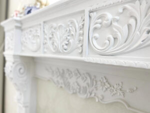 かっこいい工務店　宮城県　トガシホーム　施工例　＃3　プロヴァンス・プリンセス　マントルピース　デザイン