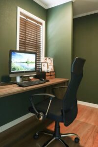 かっこいい工務店　宮城県　トガシホーム　施工例　#8　プロヴァンス　内観　書斎