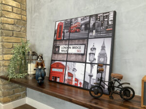 かっこいい工務店　宮城県　トガシホーム　施工実例　10　新築　戸建て　アメリカン　内観　造作棚