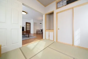 かっこいい工務店　宮城　トガシホーム　建築実例　フレンチ　猫と暮らす家　内観　和室
