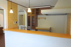 かっこいい工務店　宮城　トガシホーム　建築実例　20　新築戸建　平屋　ペット　内観　オープンキッチン