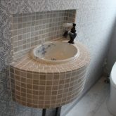 注文住宅　かっこいい工務店　宮城　富樫工業　施行例　30　オリジナルスタイル　トイレ　造作手洗い洗面
