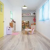  注文住宅　かっこいい工務店　熊本　ブレス　ブレスホーム　施行例24　プロヴァンス　子ども部屋　自然健康塗料　造作棚