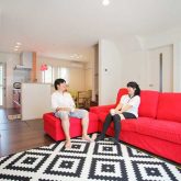 注文住宅 かっこいい工務店 岡山 アイム・コラボレーション アイムの家 施工例6 家族のコミュニケーションも個々の趣味も大切にした家 リビング