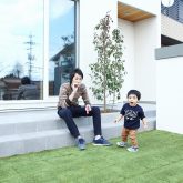 注文住宅 かっこいい工務店 岡山 アイム・コラボレーション アイムの家 施工例9 ゼロエネルギー住宅 zeh テラス