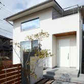 注文住宅 かっこいい工務店 岡山 アイム・コラボレーション アイムの家 施工例9 ゼロエネルギー住宅 zeh 外観