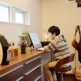 注文住宅 かっこいい工務店 岡山 アイム・コラボレーション アイムの家 施工例14 プライベートな裏庭のあるリビング、 コーディネーターと一緒につくる家 書斎