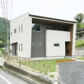 注文住宅 かっこいい工務店 岡山 アイム・コラボレーション アイムの家 施工例17 外観 モダン