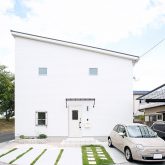 注文住宅 かっこいい工務店 岡山 アイム・コラボレーション アイムの家 施工例18 瀟洒な外観 モダン