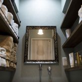 かっこいい工務店　熊本　ブレス　ブレスホーム　リノベーション　ナチュラルモダン　サロンのある家　サロン　洗面所