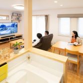 注文住宅 かっこいい工務店 岡山 アイム・コラボレーション アイムの家 施工例21 ご夫婦の夢が詰まった木の香りを感じるナチュラルな住まい LDK