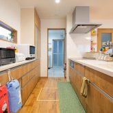 注文住宅 かっこいい工務店 岡山 アイム・コラボレーション アイムの家 施工例21 ご夫婦の夢が詰まった木の香りを感じるナチュラルな住まい キッチン