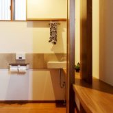 注文住宅 かっこいい工務店 岡山 アイム・コラボレーション アイムの家 施工例23 平屋のような佇まいの二世帯住宅 トイレ