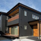 注文住宅 かっこいい工務店 岡山 アイム・コラボレーション アイムの家 施工例24 オフィスやアクアリウムまで。機能性が高く、回遊性のある家 外観